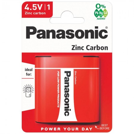 Panasonic Zinc-Carbon 3R12 4.5V baterija 1 vnt.